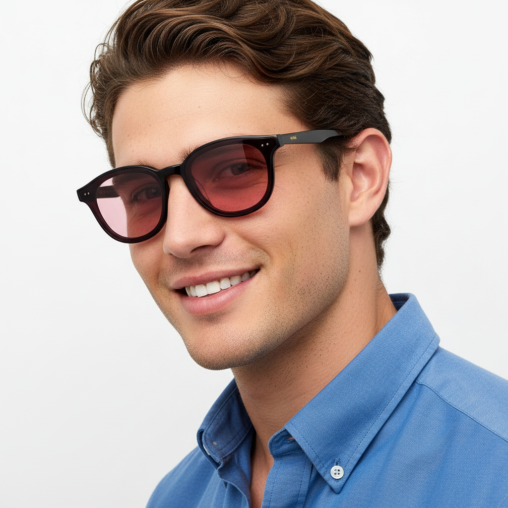 Basil | Black - Pink