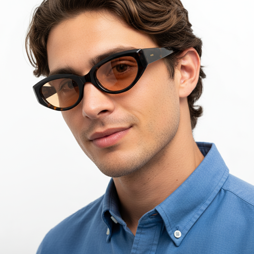 Stan | Écaille de tortue - Brun clair